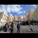 Die Propyläen am Zugang zur Akropolis